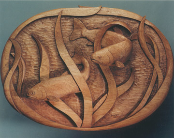 Wood Bear Carvings